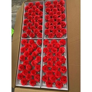 [HCM] Sét 50 Hoa hồng sáp thơm loại đẹp (hộp 50 bông),j 3 lớp