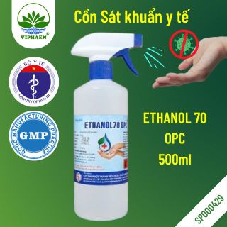Cồn sát khuẩn y tế Ethanol 70 OPC 500ml