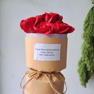 Bó hoa hồng sáp 7 bông