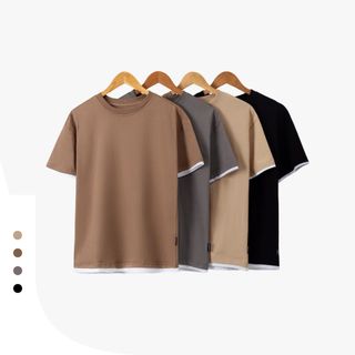 Áo phông Layer OBAHA Tshirt giả gấu