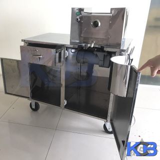 Máy ép mía 3 lô cả bàn