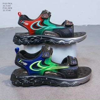 Sandal trẻ em quai ngang dán cá tínhF102