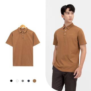 Áo polo nam OBAHA cotton 5 màu trơn