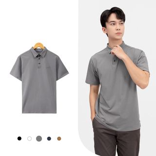 Áo polo nam OBAHA cotton 5 màu trơn