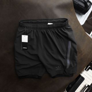 Quần short Thun chạy bộ nam, chất dù xi size từ 55kg-85kg