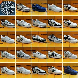 giày thể thao nữ chất da mềm phối lưới V239