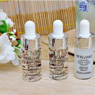 Set 4 Chai Serum Dưỡng Da Bergamo Whitening Hàn Quốc - 4 Chai x 13ml
