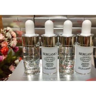 Set 4 Chai Serum Dưỡng Da Bergamo Whitening Hàn Quốc - 4 Chai x 13ml