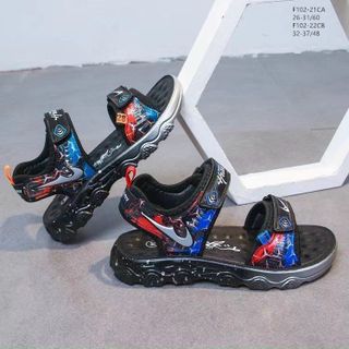 Sandal trẻ em quai ngang dán cá tính F102