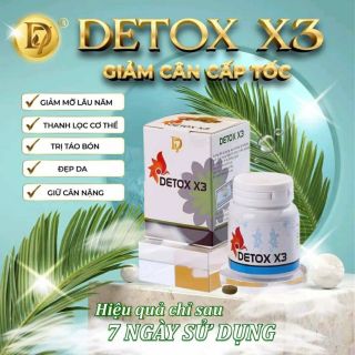 Giảm cân thảo mộc detox x3