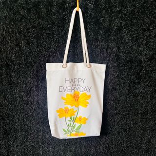 Túi vải tote (canvas) quai dây thừng cá tính