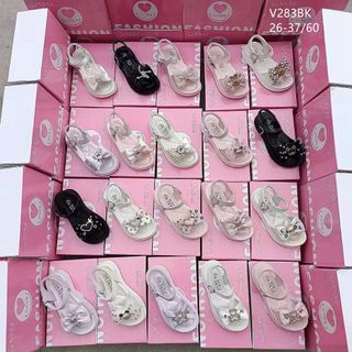 Sandal trẻ em chất da mềm đính nơ xinh xắn V283