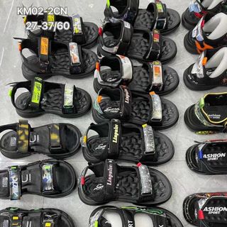 Sandal trẻ em quai ngang chất da đẹp KM02