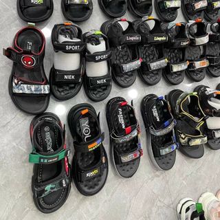 Sandal trẻ em quai ngang chất da đẹp KM02
