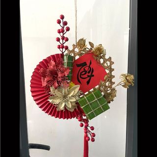 Mẹt treo tết, đồ trang trí tết kích thước 35x40