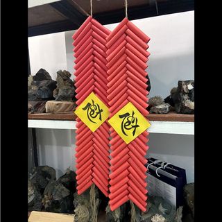 Mô hình dây pháo giả trang trí tết, trang trí tết