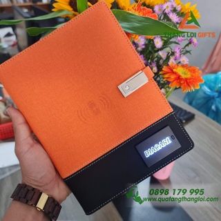 Sổ Tay Đa Năng- Phát Sáng logo- khắc logo theo yêu cầu
