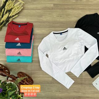 Croptop dài tay Áo Thun Nam Thể Thao Hàng Siêu Đẹp Giá Sỉ