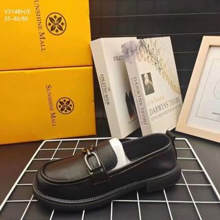 Giày lười nữ chất da mềm đẹp V314
