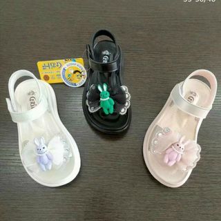 Sandal trẻ em/bé gái da mềm đính nơ thỏ xinh xắn V301 giá sỉ