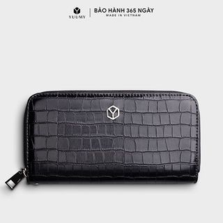 Ví cầm tay nữ đơn giản vân da cá sấu Yuumy YV82 nhiều màu