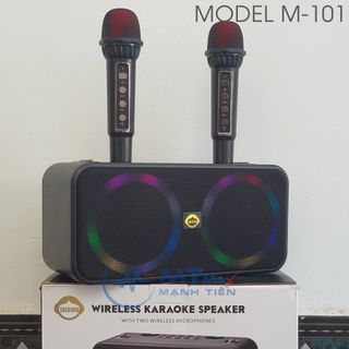 Loa karaoke bluetooth M-101 - Loa xboom siêu bass mini - Phiên bản cao cấp