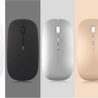 Chuột Không Dây 2 Chế Độ 2.4G Bluetooth 5.2 Siêu Mỏng Có Đèn LED GIÁ SỈ