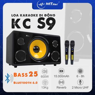 Loa Di Động KCBOX S9 – bản nâng cấp 600w 2 micro