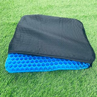 Đệm gel silicon 3D lót ghế văn phòng, ô tô, xe máy, thoáng khí siêu êm nâng đỡ lưng, cột sống