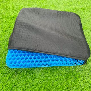 Đệm gel silicon 3D lót ghế văn phòng, ô tô, xe máy, thoáng khí siêu êm nâng đỡ lưng, cột sống