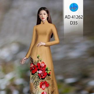 ÁO DÀI 3D HỌA TIẾT HOA PHƯỢNG 41262