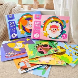 Bộ 16 Tranh Cát Cho Bé