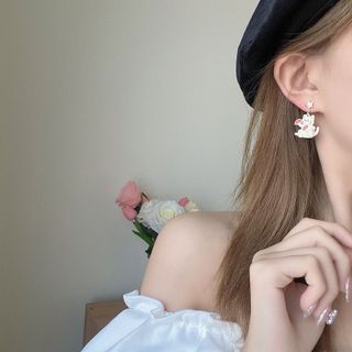 BTA-021 Bông tai hình mèo thần tài
