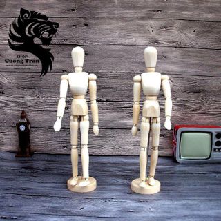 Mô hình người gỗ có khớp nối dành cho dân thiết kế - Chiều cao 33cm
