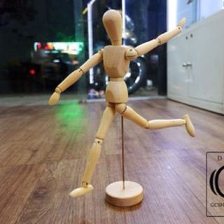 Mô hình người gỗ có khớp nối dành cho dân thiết kế - Chiều cao 33cm