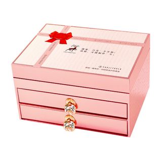 Bộ Mỹ phẩm QUÀ TẶNG Trang Điểm YOULIYOULA 24món hồng họa tiết siêu sang xịn ( Full Bos và túi )
