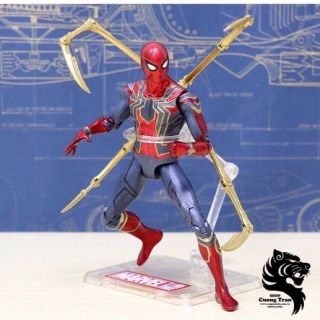 Mô hình người Nhện  Iron Spider Man Infinity War (Tặng kèm giá đỡ) giá sỉ