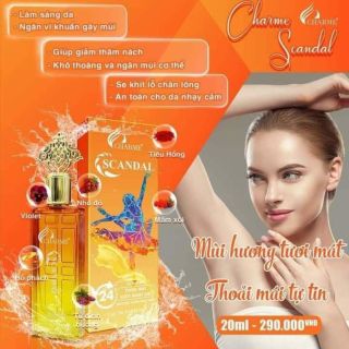 xịt khử mùi charme