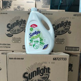 Nước rửa chén Sunlight Matcha trà xanh 3,6Kg Chính Hãng Unilever VN
