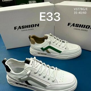Giày thể thao nữ màu trắng viền gót màu đẹp V37
