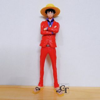 Mô Hình One Piece | Mô Hình Nhân Vật Luffy Mũ Rơm Áo Choàng Đỏ | Size 25cm