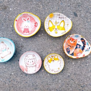 Bát sứ, đĩa cầm tay cho bé