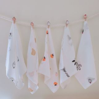 Set 5 khăn sữa cho bé 30*30cm Monona - SuuHouse BaBy