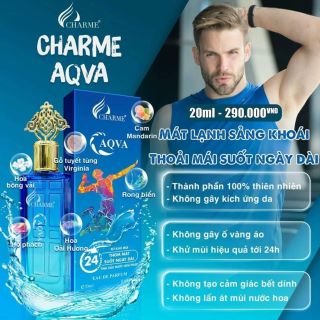 Xịt khử mùi charme AQva