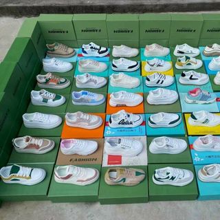 Giày nữ đế bằng chất da mềm êm chân V399
