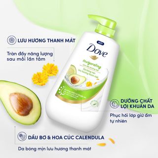 Sữa tăm Dove dưỡng ẩm vượt trội 500g Chính Hãng Unilever VN