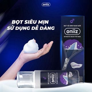 Bộ quà tặng nam giới Oniiz - Box Skincare combo 3 Bọt vệ sinh nam, dung dịch nam tạo bọt mịn 100ml - Shop Nhím Yêu