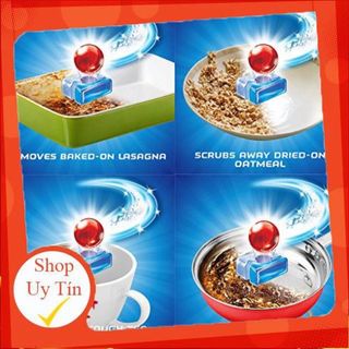 [HN Hỏa Tốc] Túi 60 viên rửa chén Finish Quantum Max (Loại viên lớn 14x tính năng trong 1 viên công thức mới - sx 2021)