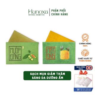 Combo 2 Xà Bông MẬT ONG + MƯỚP ĐẮNG, Xà Bông Sinh Dược Thiên Nhiên Giảm Mụn Mờ Thâm -  nhím yêu