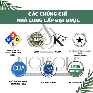 Tinh dầu thiên nhiên Noison 10ml | Tự chọn mùi | Có kiểm nghiệm COA